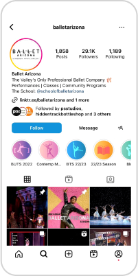 Ballet AZ Instagram Screenshot